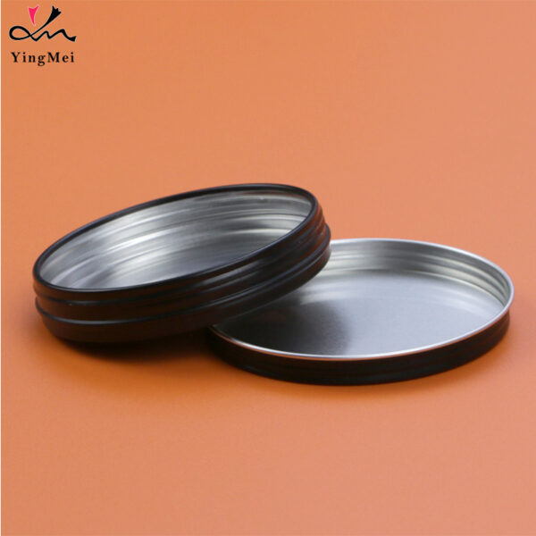 30ml Black Aluminum Screw Cap Can - Leak Proof Jar