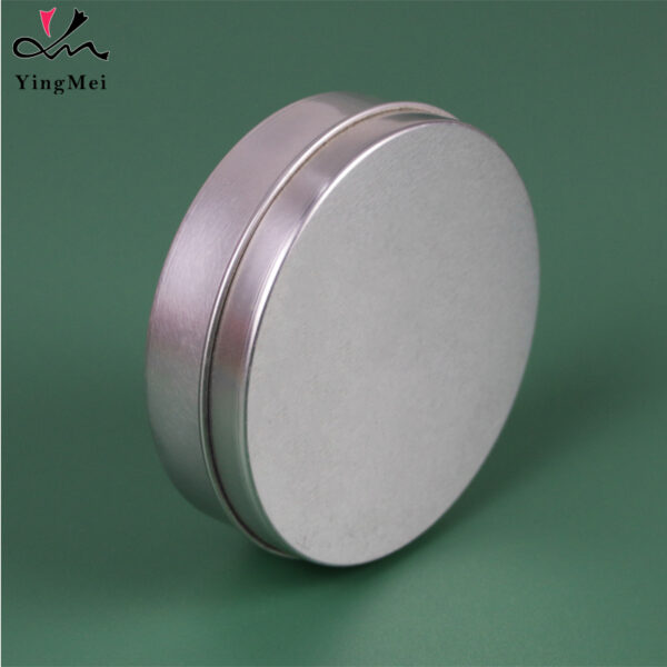 40ml Silver Slide-Top Aluminum Can Modern Cosmetic Jar