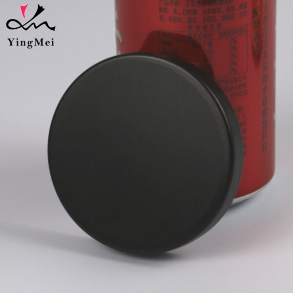 40ml Matte Black Aluminum Can Slip Lid Container Wholesale