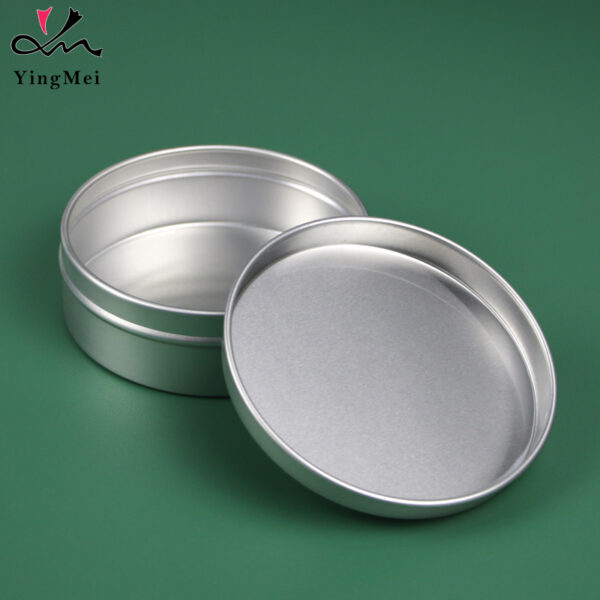 100ml Silver Aluminum Can with Slip Lid Empty Refillable