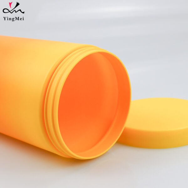 800ml Sunset Gradient PET PlasticJar Airtight Food Storage