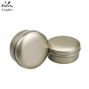 60ml Frosted Gold Buckle Aluminum Box Empty Gift Container1