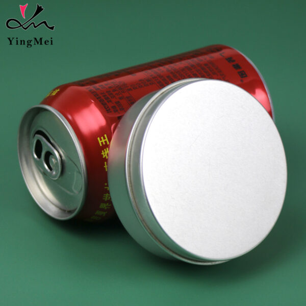 100ml Silver Aluminum Can with Slip Lid Empty Refillable
