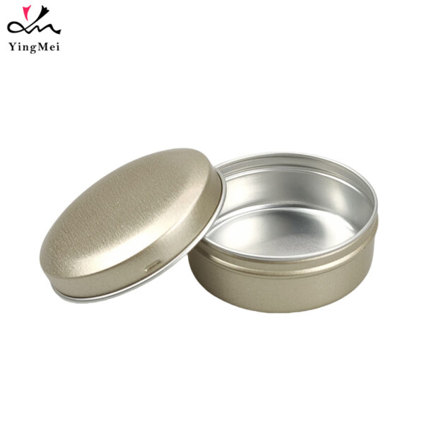 60ml Frosted Gold Buckle Aluminum Box Empty Gift Container1