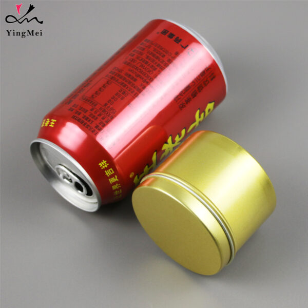 Luxury Gold Slide Top Can 100ml - Refillable Container