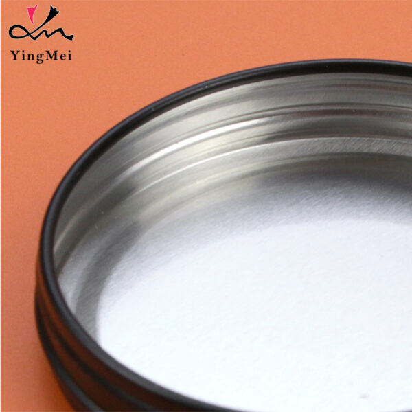 30ml Black Aluminum Screw Cap Can - Leak Proof Jar