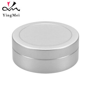 Silver Aluminum Slider Box 15ml - Refillable Metal Container