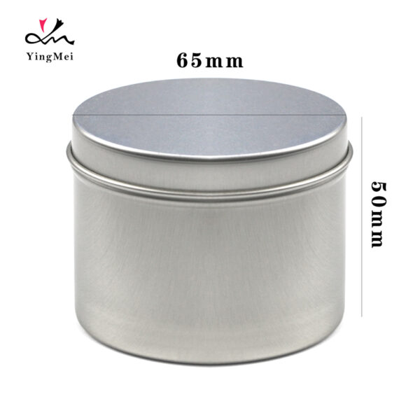 100ml Silver Flip-Top Aluminum Can - Portable Leak-Proof