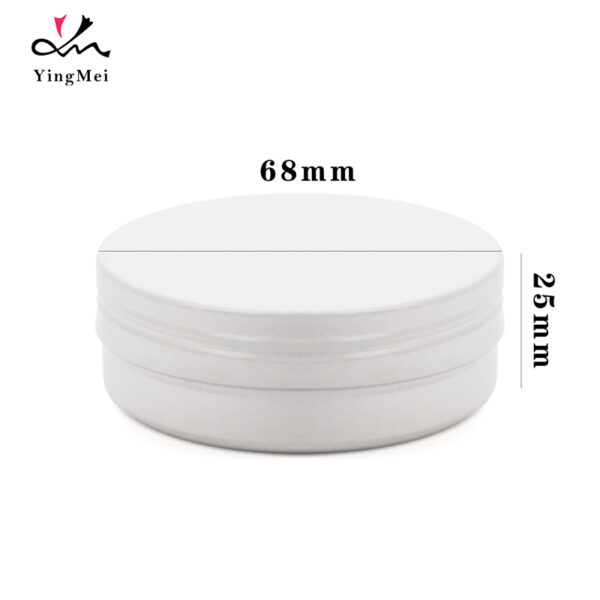 60ml White Cosmetic Jar - Airless Pump Refillable