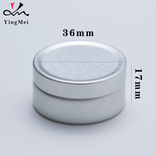 Mini 10ml Aluminum Can - Silver Slide Cap, Refillable