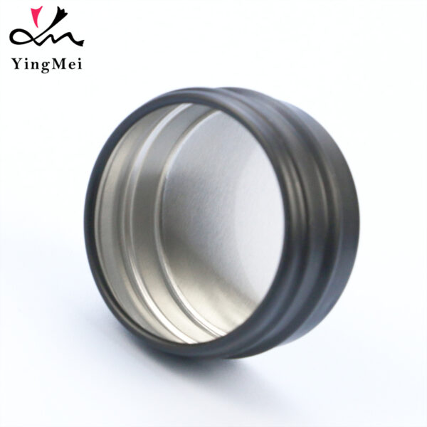 15ml Black Aluminum Jar - Empty Cosmetic Container