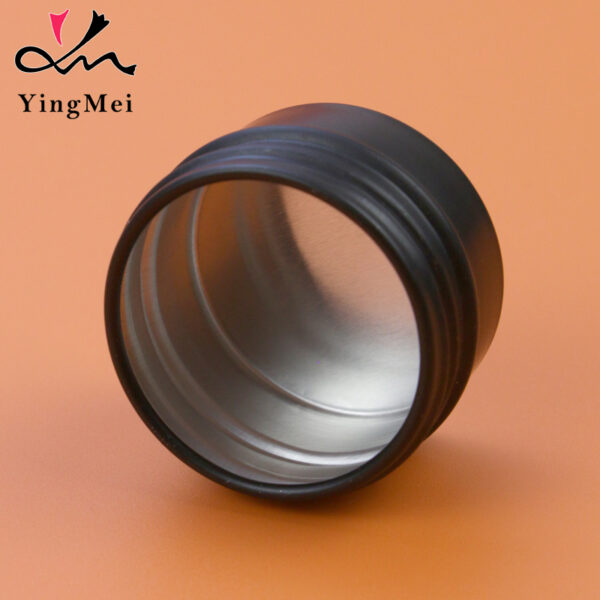 15ml Black Screw Top Aluminum Box - Airtight Container