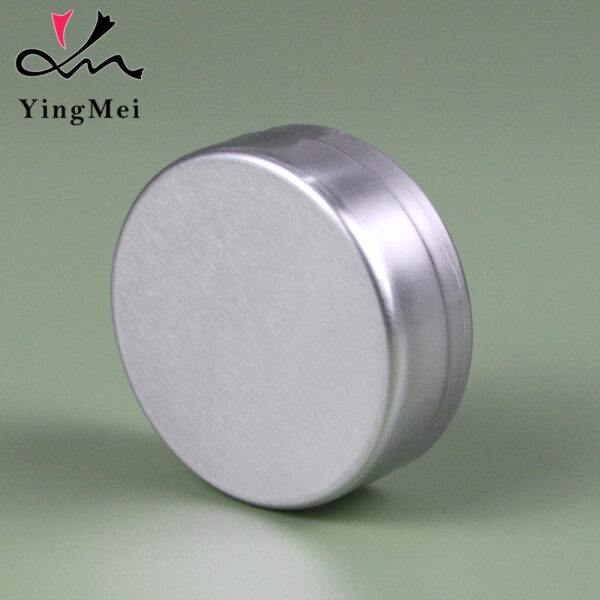 Silver Aluminum Slider Box 15ml - Refillable Metal Container
