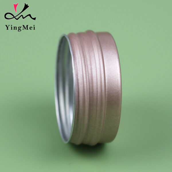 Empty 15ml Rose Gold AluminumJar Luxury Cosmetic Packaging