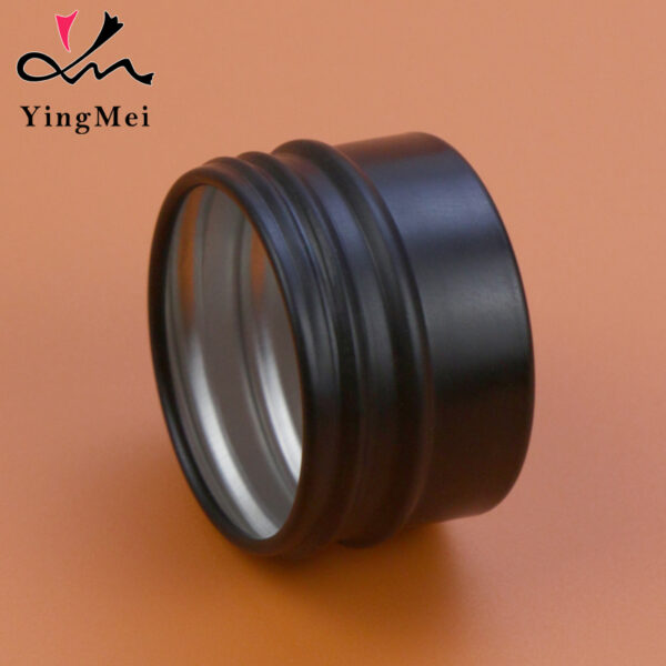 15ml Black Screw Top Aluminum Box - Airtight Container