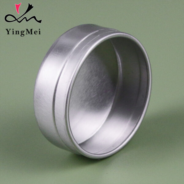 Silver Aluminum Slider Box 15ml - Refillable Metal Container