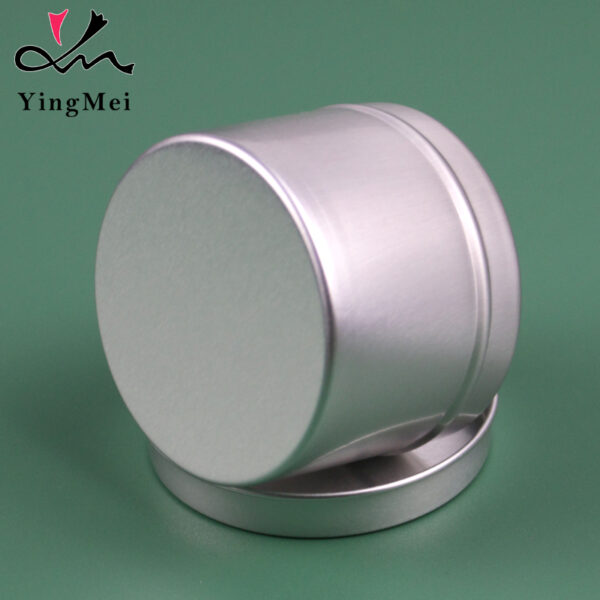 80ml Slide-Top Silver Aluminum Container Storage can
