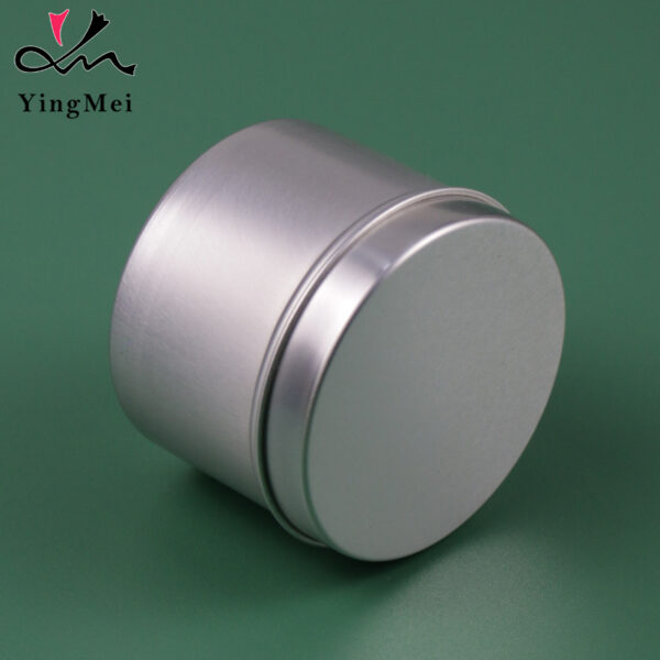 80ml Slide-Top Silver Aluminum Container Storage can