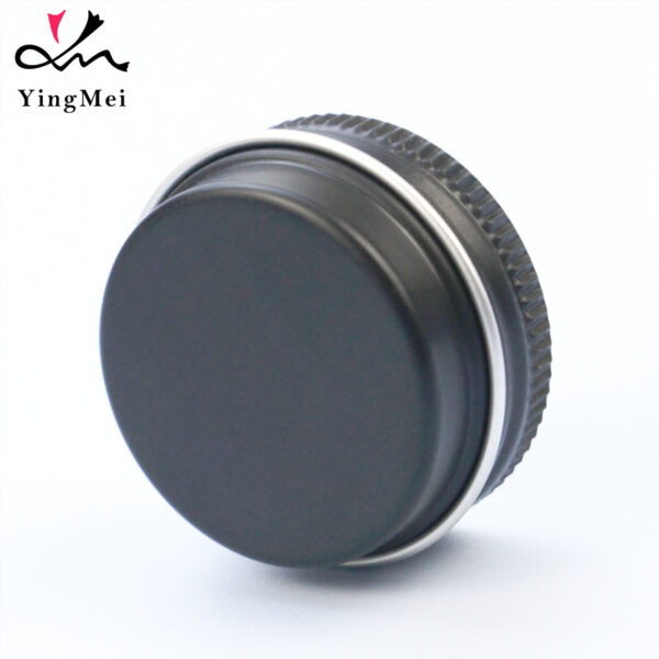 15ml Black Aluminum Jar - Empty Cosmetic Container