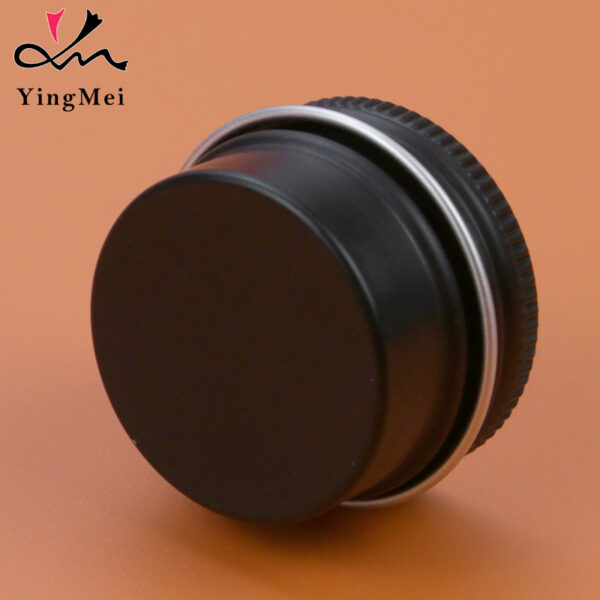 15ml Black Screw Top Aluminum Box - Airtight Container