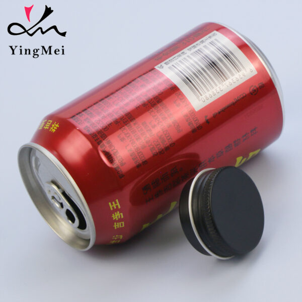 15ml Black Aluminum Jar - Empty Cosmetic Container