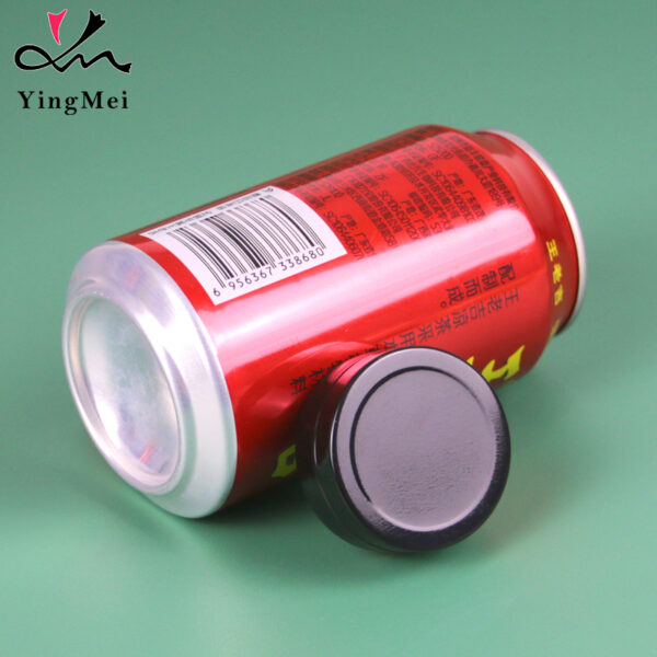 25ml Black Slip Lid Luxury Aluminum Jar Cosmetic Container