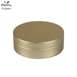 Luxury Frosted Gold Can 100ml with Slip Top Lid