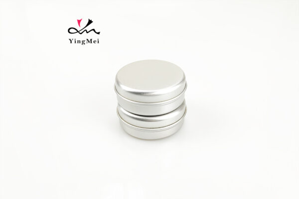50ml Silver Flip Top Aluminum Box Empty Cosmetic Container