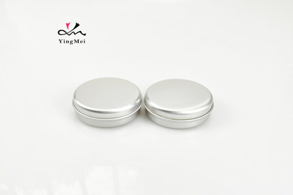 50ml Silver Flip Top Aluminum Box Empty Cosmetic Container