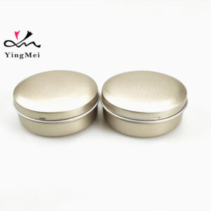 60ml Frosted Gold Buckle Aluminum Box Empty Gift Container