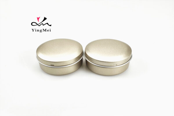 60ml Frosted Gold Buckle Aluminum Box Empty Gift Container