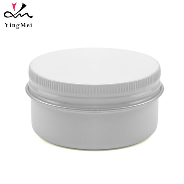 50ml White Aluminum Can 1.7oz Empty Refillable Container