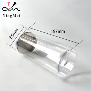 1000ml Clear PET can with aluminum cap for Kitchen Storage