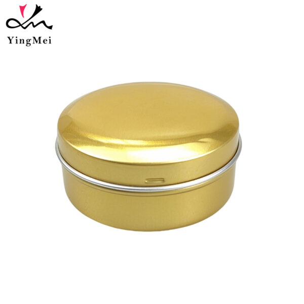 Snap-Lid 60ml Gold Aluminum Container for Creams & Salves