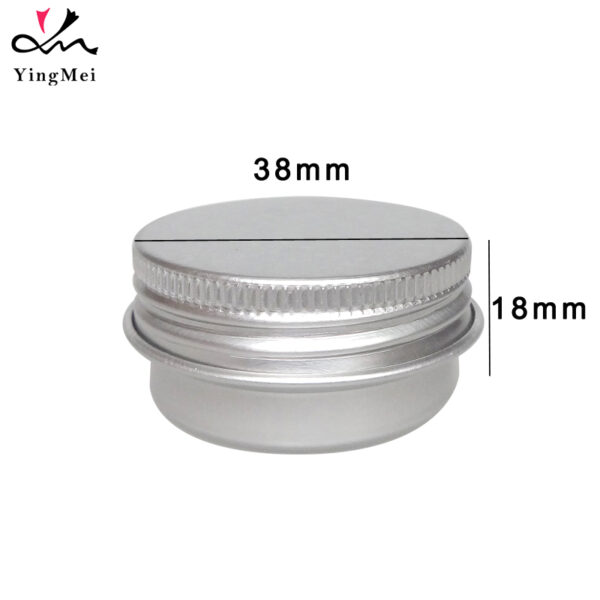 15ml blank silver aluminum can with seal lids sample jar - Image 5