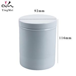 750ml white blank flip top aluminum can Modern storage jar