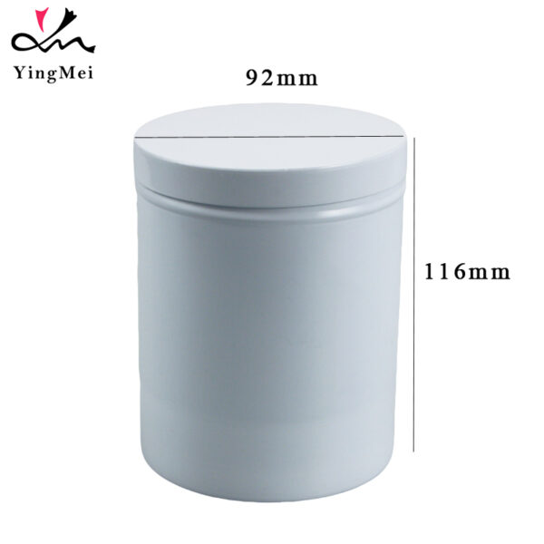 750ml white blank flip top aluminum can Modern storage jar