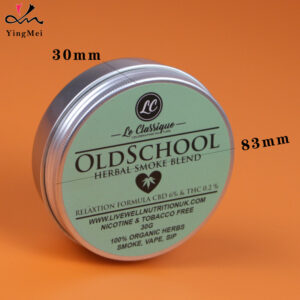 120ml Silver Screw Cap Aluminum Can - Wholesale Custom Sticker