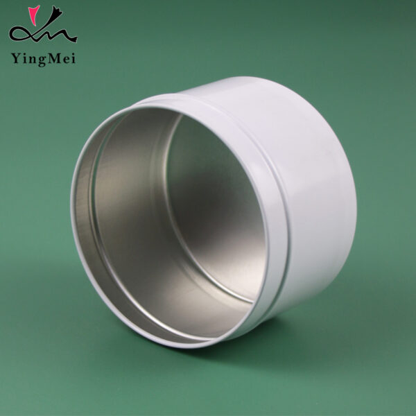 Reusable 220ml White Aluminum Can With Telescoping Lid