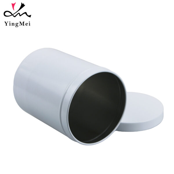 750ml white blank flip top aluminum can Modern storage jar