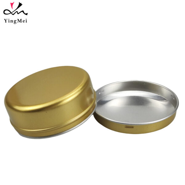 Snap-Lid 60ml Gold Aluminum Container for Creams & Salves
