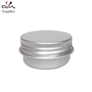15ml blank silver aluminum can with seal lids sample jar