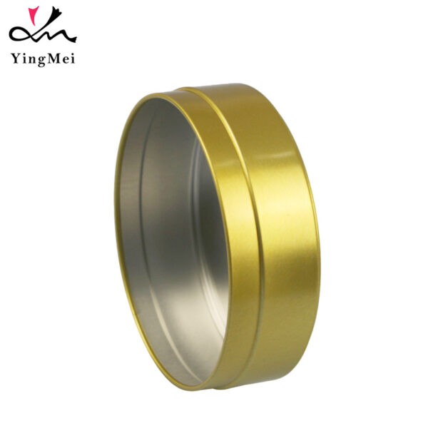 120ml Gold Aluminum Can with Lift-Off Lid Multipurpose Use