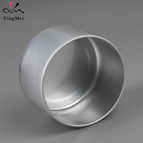 200ml Silver Telescoping Aluminum Can with Convex Lid