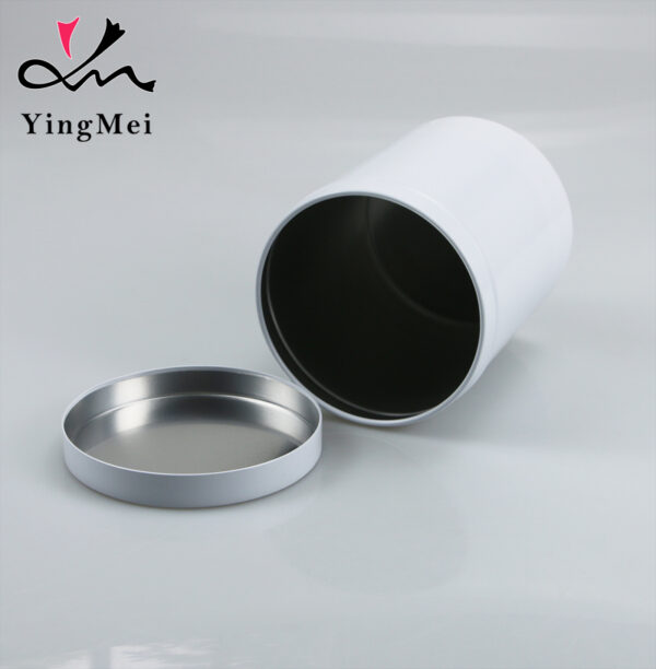 750ml white blank flip top aluminum can Modern storage jar