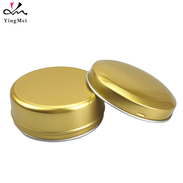 Snap-Lid 60ml Gold Aluminum Container for Creams & Salves