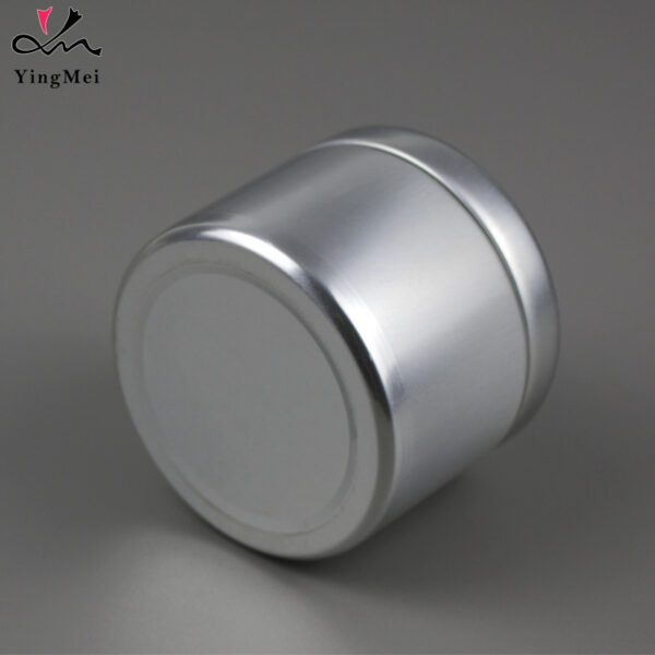 200ml Silver Telescoping Aluminum Can with Convex Lid