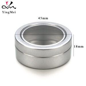 25ml Silver Aluminum Can with Window Cap