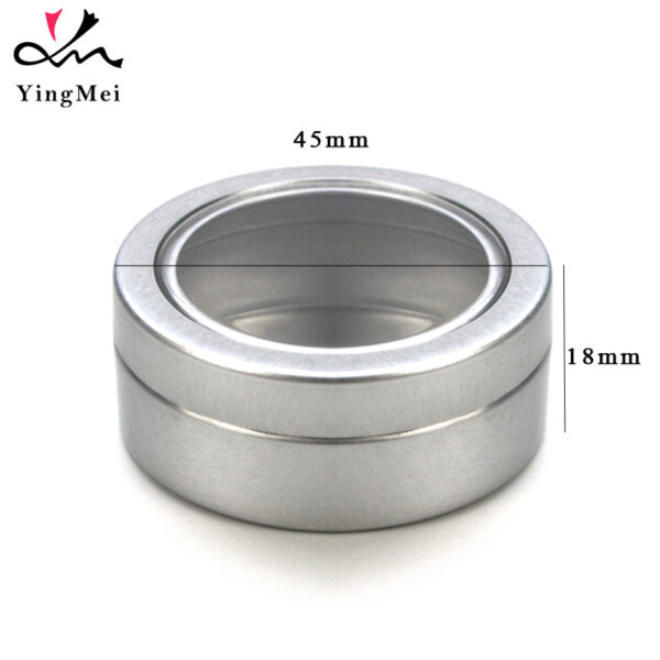 25ml Silver Aluminum Can with Window Cap