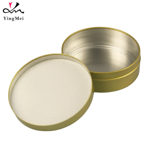 120ml Gold Aluminum Can with Lift-Off Lid Multipurpose Use